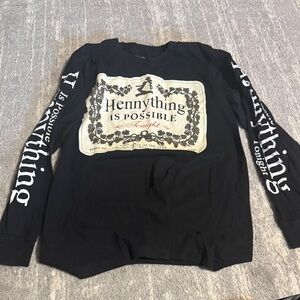 Fashion Nova Black Long Sleeve Tee